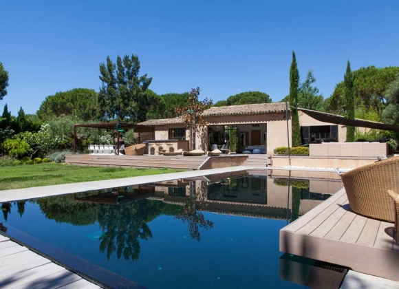 rent villa blitah st tropez tahiti swimming pool