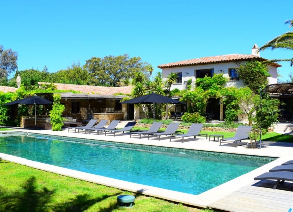 rent villa maryse les salins st tropez - swimming pool