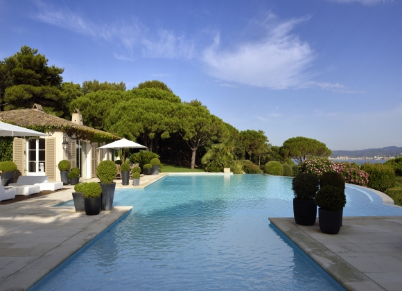 villa for rent les parcs de st tropez royal palm property front