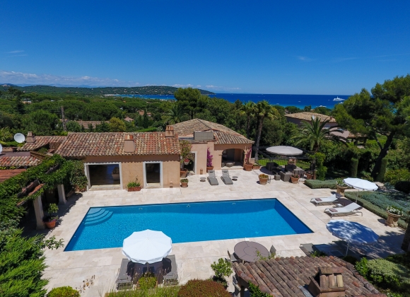 villa for rent in pampelonne villa sassari bird view