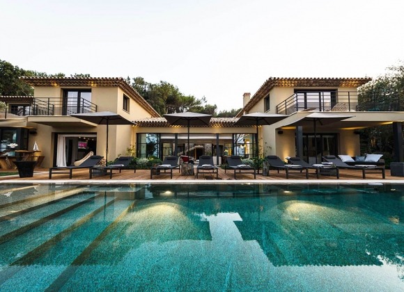 villa for rent les parcs de saint tropez parc nagoya property front