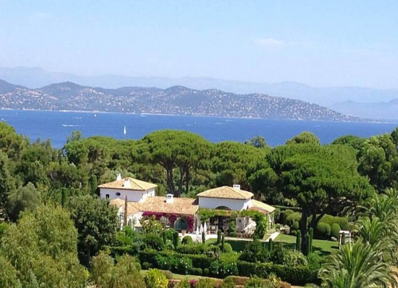 villa for rent les parcs de st tropez hacienda property bird view