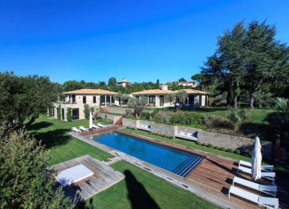 villa for rent les parcs de st tropez only luxe property view