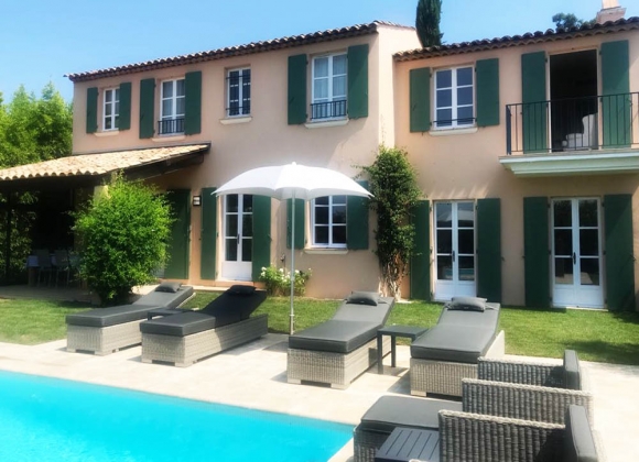 villa for rent gassin golf course st tropez exterior