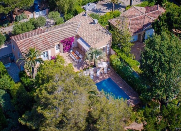 villa for rent escalouis escalet drone view