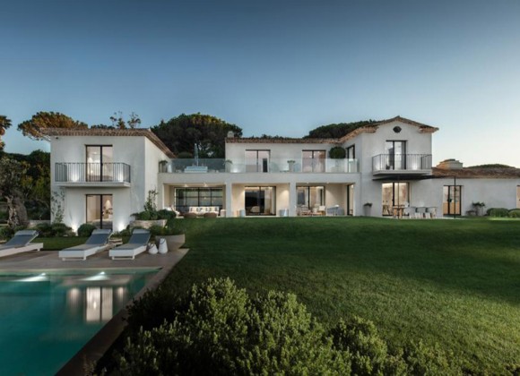 villa for rent asana les parcs st tropez property view