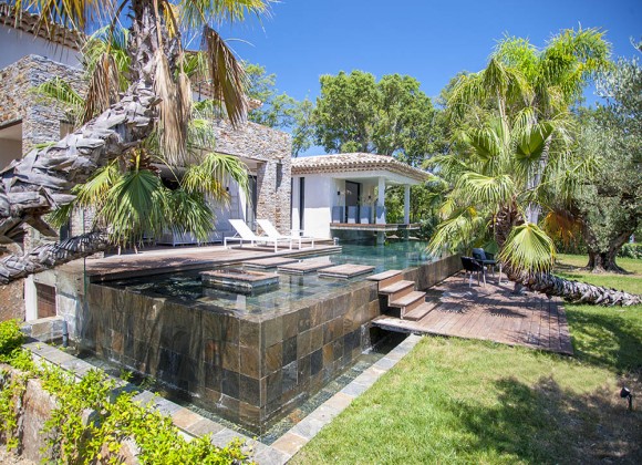 villa for rent bali saint tropez valfere swimming pool
