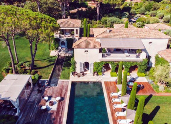 villa for rent white parrot les parcs st tropez bird view