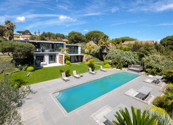 villa for rent kubic pampelonne beach property bird view