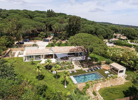 villa for rent marco polo ramatuelle property view