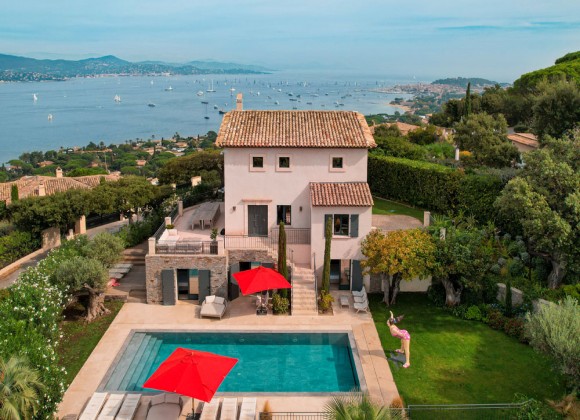 villa for let mischino gassin sinopolis sea view