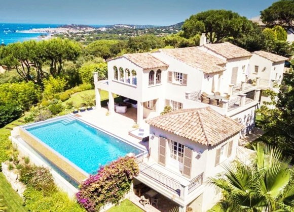 villa for let farfalla sinopolis gassin sea view
