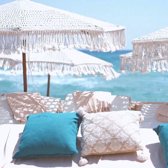 Beach Clubs in St Tropez Verde beach