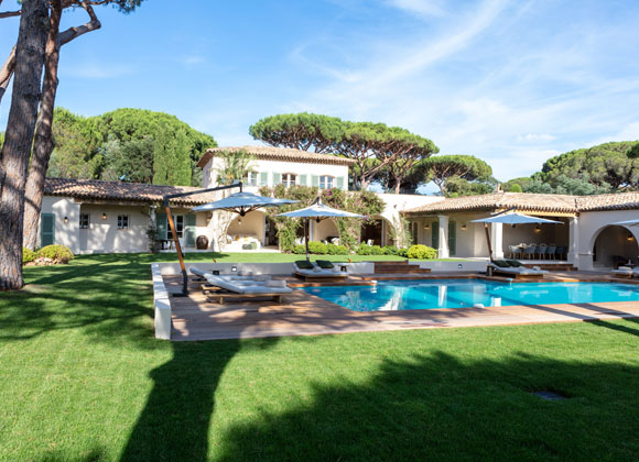 les parcs st tropez malko villa rent