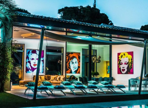 rent villa marylin in chemin de i'epi near pampelonne beach st tropez