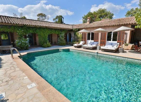 villa for let vignes ramatuelle swimming pool