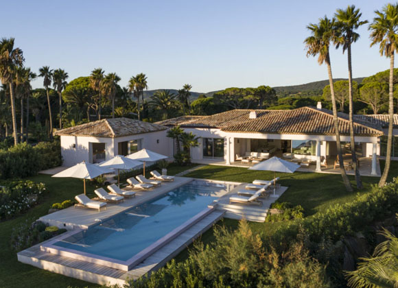 rent villa les parcs de saint tropez malko exterior