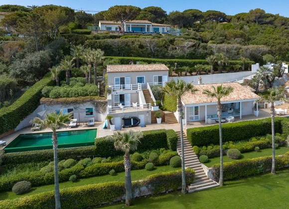 villa for rent thalasssa les parcs st tropez property bird view